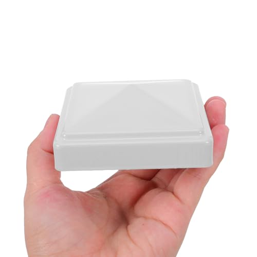 Capuchons de poteaux de clôture anti infiltration d'eau en fer blanc 80x80 mm - 5