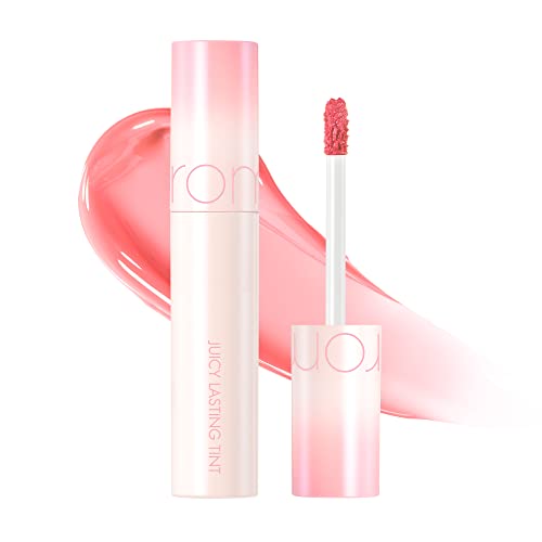 rom&nd Juicy Lasting Tint #23 Nucadamia - K-Beauty Nudy Red Brown Lip Stain for Pure Bare Juicy Glossy Finish | Hydrating, Long-Lasting & Fruit-Inspired Korean Lip Tint