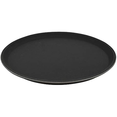 Argon Tableware Black Round Serving Tray Cover