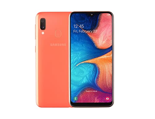 Smartphone Galaxy A20e 14.82 cm 148.2 mm di memoria interna RAM Dual SIM Coral - Versione tedesca 5.8 pollici 32 GB