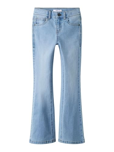 Jean bootcut fille NAME IT Nkfpolly coupe évasée rétro en denim robuste