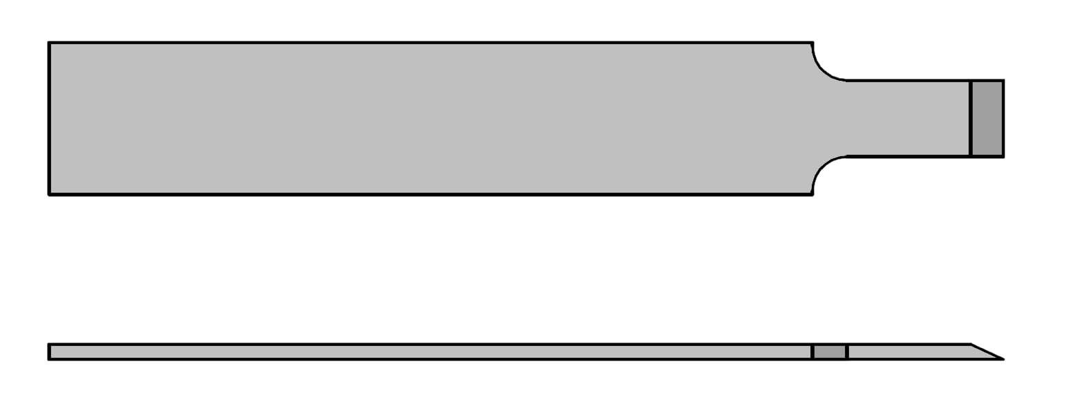 Proxxon Schaber-Set für MICRO-Sonic Cutter MSC (L x B x H 90 x 45 x 15 mm, glättet und Reinigt Oberflächen und Lötstellen, 2 Stück) 27304