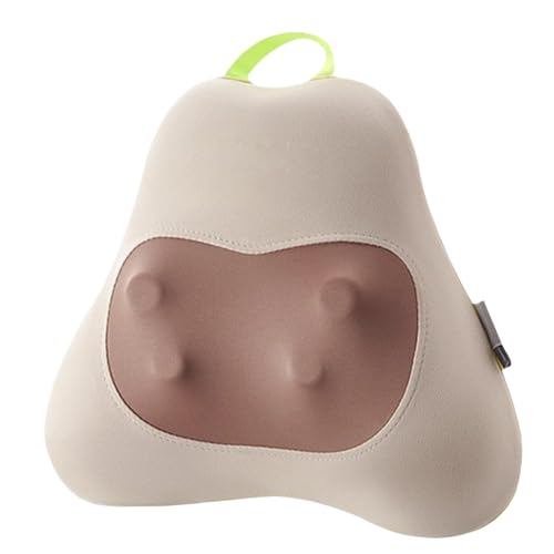 Koolenry Masajeador Eléctrico de Tracción Lumbar con Vibración Ajustable para Cintura y Columna Vertebral. Masajeador de Espalda y Cintura.