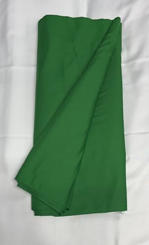 Image of BKRKJ Women's Lizibizi Cotton Unstitched Dress Material Plain Fabric by Meter for Sewing Suit,Salwar,Blouse,Shirt,Kurta,Pyjama,Pathani,Kameez,Chudidar,Patiyala (Parrot Green 11, 4 Meter)