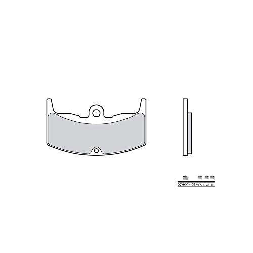 Plaquettes de frein Brembo 07HO1406 organique garniture de remplacement moto