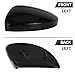 Door Wing Mirror Cover Cap Left Right Side Mirror Cover Wing Cap Housing,Compatible With VW Tiguan MK2 2017 2018 2019 2020 2021 2022 2023(Left Glossy Black)