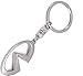 Infiniti 3D Logo Chrome Keychain