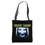 Marilyn Manson TV with Logo Tote Bag