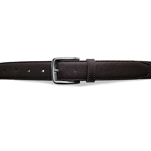 Cinto Masculino Social Basic 1 Kit Preto e Marrom, Regular (120cm)