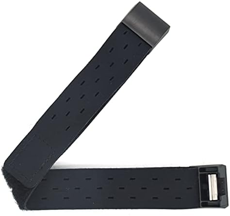 Compatible Ankle Band for Fitbit Charge 2 Watch, Breathable Sport Ankle Band for Men and Women (Small, Black)