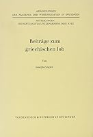 Beitrage Zum Griechischen Iob 3525824300 Book Cover