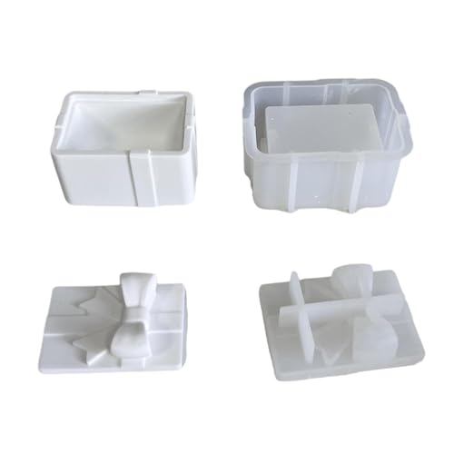XuQiZZpp Moldes de silicona para organizadores de joyas, molde de resina con forma alternativa para organizadores de joyas, caja de manualidades de silicona