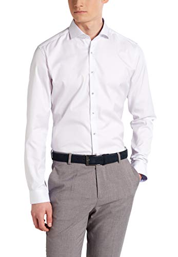 Preisvergleich Produktbild eterna Langarm Hemd SUPER-Slim Twill unifarben