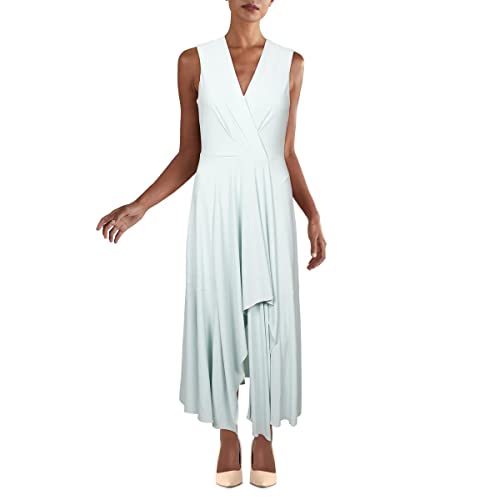 Robe maxi col en V BCBGMAXAZRIA silhouette élancée garantie
