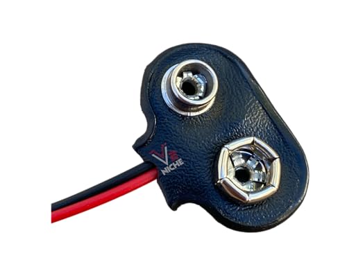 Genérico, Cabo Clips Para Bateria 9V Com Adaptador Entrada P4 Macho