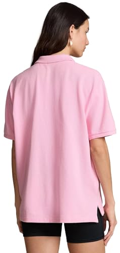 Image of Polo Ralph Lauren Women's Classic Fit Mesh Polo Shirt, CarmelPink, X-Small