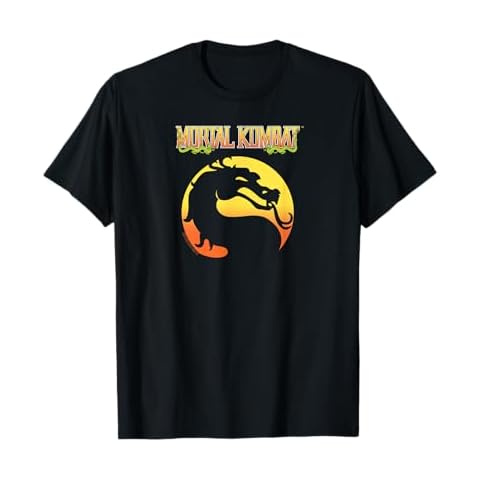 Mortal Kombat Klassic Logo T-Shirt Cover