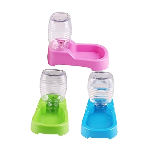 Milisten distributeur eau pour chien chiot vert 3 pièces - 5
