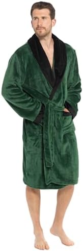 Satin-Luxury satijnen heren badjas luipaard