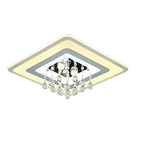 Chandelier en cristal rectangle moderne plafonnier salle de restauration