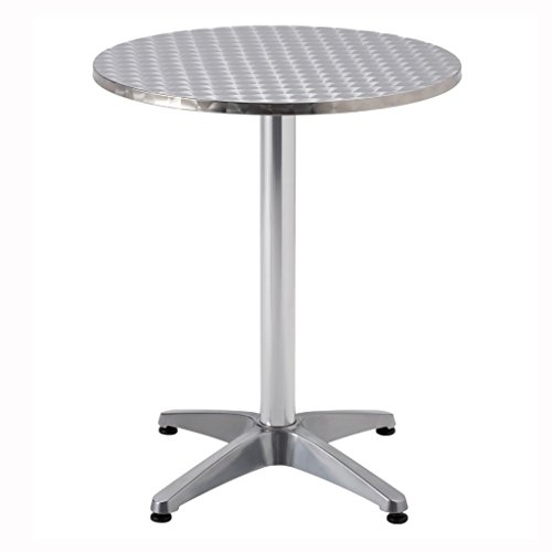 SupaGarden alumimium garden / cafe metal table - 60x70 centimeter