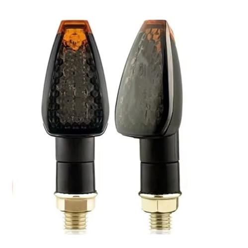 Clignotant moto universel haut de gamme 14 LED 12V feu jaune arrière