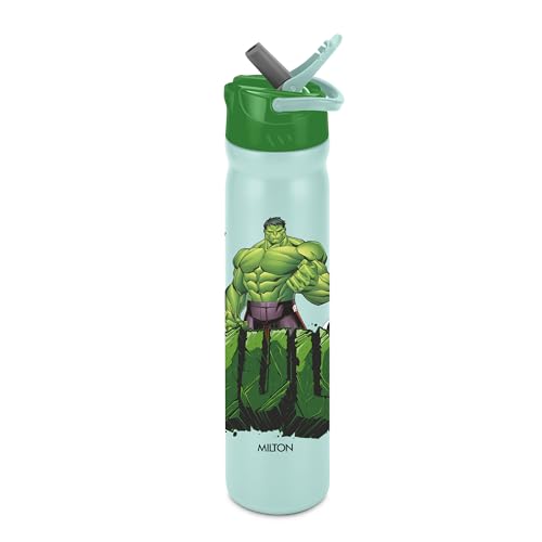 Image of MILTON Marvel Max 800 Sipper Stainless Steel 700 ml Water Bottle I ISI Certified I Leak Proof - Light Weight I 1 Year Warranty I Sturdy Handle I Easy Grip, Mint Green