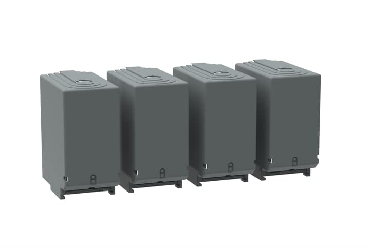 Abb-entrelec oss400g1l/4 couvre-borne haut 4 pôles haute performance isolante