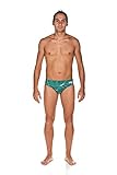 Arena Men's Standard Previous Season Team Color Print 3-Inch Brief Athletic Training Swimsuit, Water...