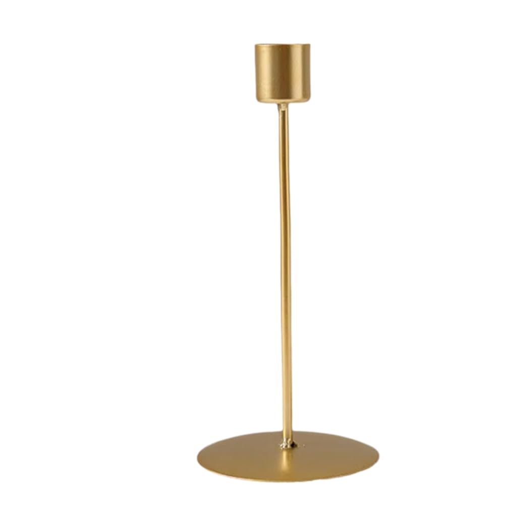 CTRLZS 1pc Single Candlestick Holders Iron Art Candleholder Wedding Decoration Romantic Atmosphere Candlelight Dinner CandleCup