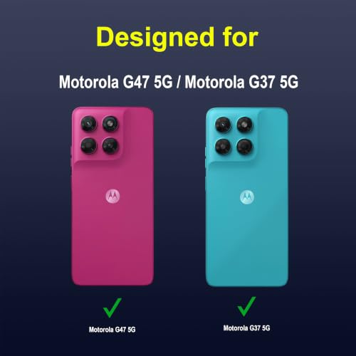 Image of Zapcase Back Case Cover for Motorola G47 5G | Compatible for Motorola G47 5G Back Cover | Liquid Silicon Magic Case with Camera Protection | Sapphire