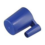 Zilimontt Blaue Messschaufel mit Griff für Schwimmbäder, große Kapazität, Polypropylen-Poolreinigungswerkzeug, effiziente Schmutzentfernungsausrüstung für die Poolwartung