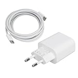 Protection de sécurité : chargeur mural USB C, une puce intelligente qui correspond automatiquement au courant requis par votre appareil et le protège de la surchauffe, des courts-circuits et de la surcharge.