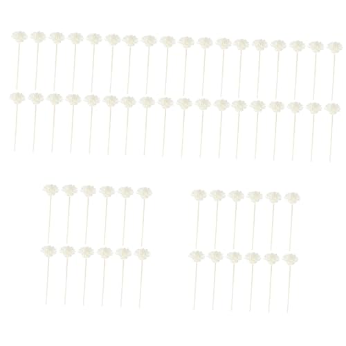 GOOHOCHY 60pcs Decorative Sticks Simulated Flower Diffuser Sticks for Home Fragrance Diffusing Air for Living Room Kitchen Office Wedding Decor