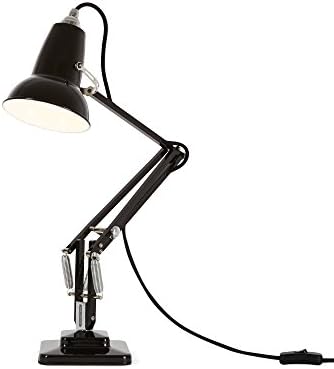 Anglepoise Original 1227 Mini Desk Lamp - Jet Black with Black Cable