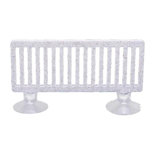 人工カットアウトプラットフォーム小さな水槽装飾のための景観は、水族館の造園の外観をbettaの白いストレス軽減の外観