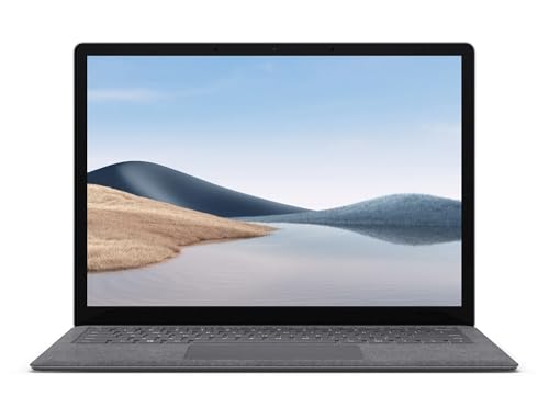 Microsoft Surface Laptop 4 13.5" PixelSense Touchscreen Laptop Computer, AMD Ryzen 5 Surface Edition, 16GB RAM, 256GB SSD, Backlit Keyboard, Windows 11 Pro, Platinum (Renewed)