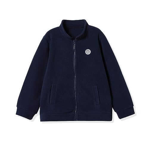 Boys' Fleece Jacket Warm and Plush Inner Lining Lightweight Breathable Blue Winter and Fall Outerwear for Boys3