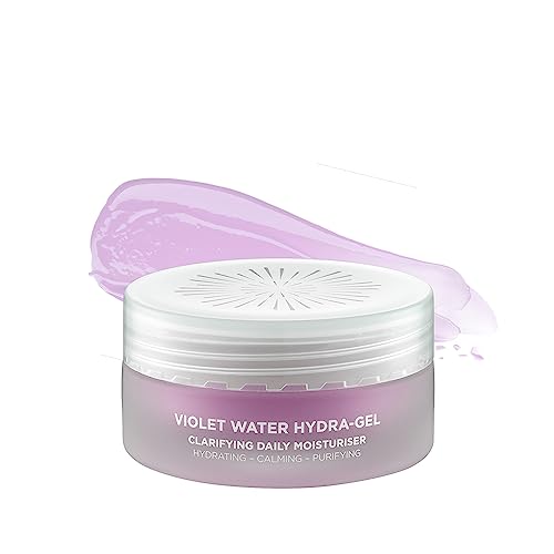 OSKIA Violet Water Hydra Gel - Lightweight Gel Moisturiser with Colloidal Silver & Niacinamide for Blemish Prone Skin - Image 4