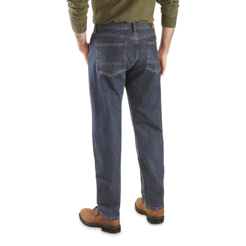 Guide Gear Men’s Straight Leg Stretch Jeans; Pants for Working, Hunting or Casual Wear2