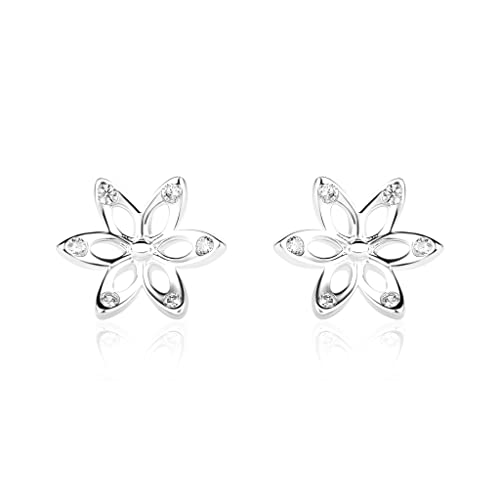 Pendientes de oro blanco 585 de 14 quilates Cover