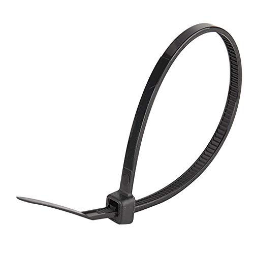 Superun Black Zip Ties 4 Inch, 18 Lbs Tensile Strength Wire Ties (Industrial Grade Cable Ties) Pack Of 100 #TOP1