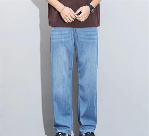 Men's Loose Straight Jeans, 2025 Summer & Autumn, Casual, Versatile, Plus Sizes 4XL2