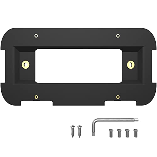 License Plate Holder Bracket Mounting Kit Compatible With Bmw 1 2 3 4 5 6 Series Rear Plates Car Accessories Replaces 51187160607, 511882380615 & 51188238061 Tag Frame Back Bumper Trunk Mount Adapter #TOP1