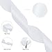 100 Yards 1-1/2 Inch White Ribbon, Fabric Satin Ribbon for Gift Wrapping, Wide Continuous String Ribbons, Flower Bouquet Wedding Bow Award Ribbons Making Decorations
