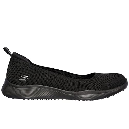 Skechers Skechers Microburst 2.0 Be Iconic, Women's Sneaker, Black Stretch Fit Knit Skimmmer, 3 UK Wide