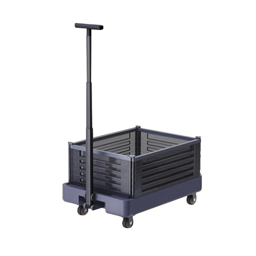 CLLXDZ Carrito de Cocina, Carrito móvil de Auxiliar, Carretilla Cocina Plegable portátil, Adecuado for Profesores, Mudanzas y Uso