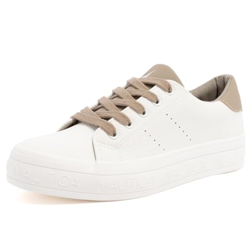 Image of Nautica Women Fashion Sneaker Lace-Up Tennis Casual Shoes for Ladies