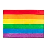Sleeping Partners Rainbow Pride Plush Flag Blanket