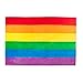 Sleeping Partners Rainbow Pride Plush Flag Blanket